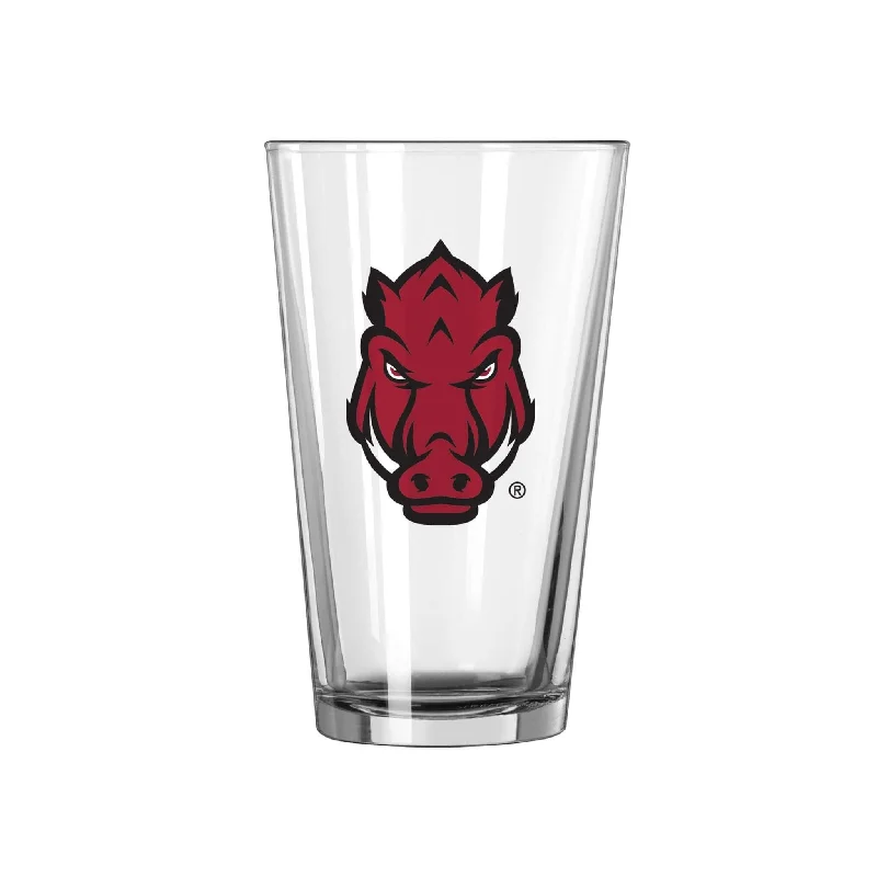 Soccer Team Mug-Arkansas 16oz Logo Pint Glass