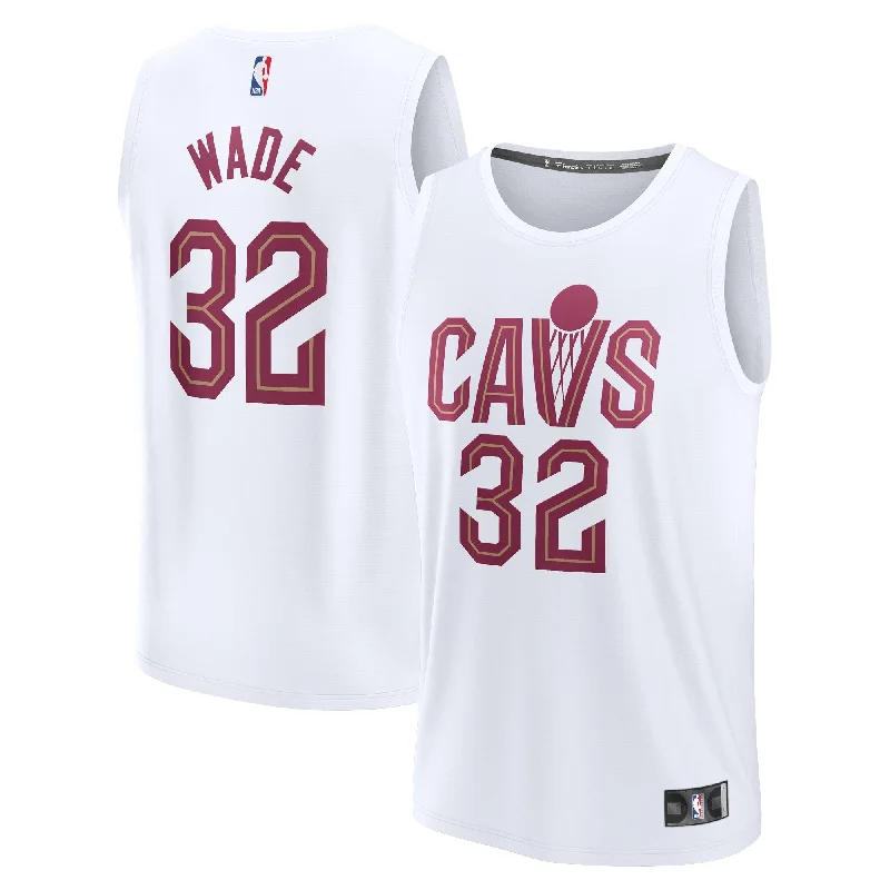 Youth Basketball Jersey-Dean Wade Cleveland Cavaliers Branded Youth Fast Break Player Basketball Jersey - Association Edition - White