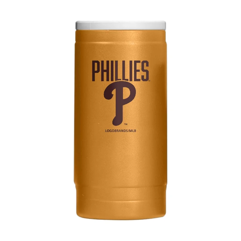 Father’s Day Team Mug-Philadelphia Phillies Huddle Powder Coat Slim Can Coolie