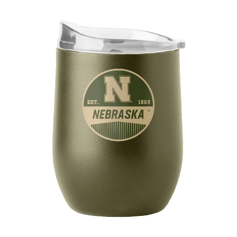 Photo Team Mug-Nebraska 16oz Badge Powder Coat Curved Beverage