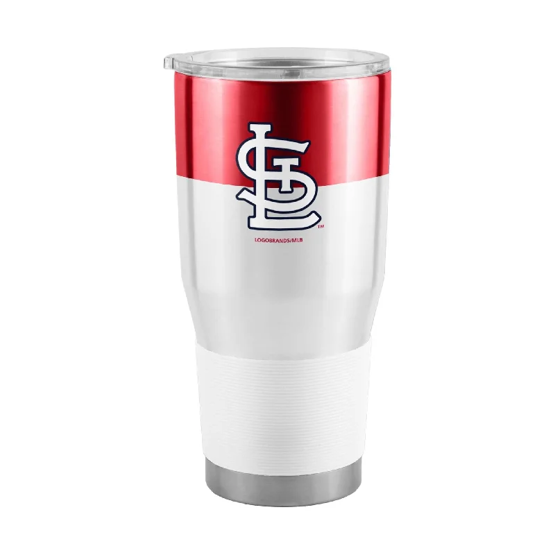 Sports Team Mug-St Louis Cardinals Colorblock 30oz Stainless Tumbler