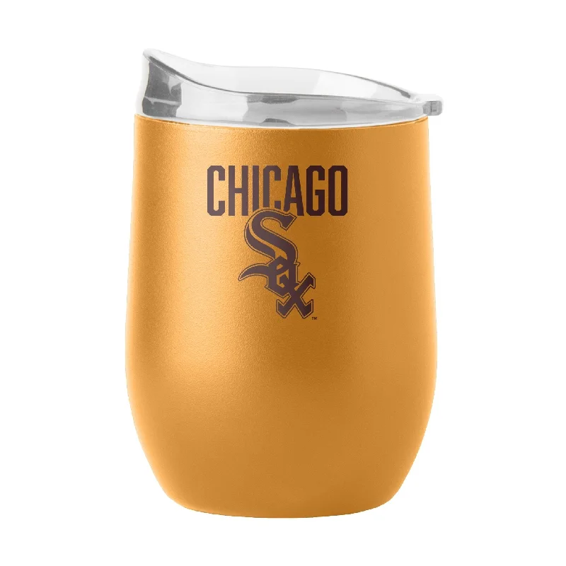 Embossed Team Mug-Chicago White Sox 16oz Huddle Powder Coat Curved Beverage