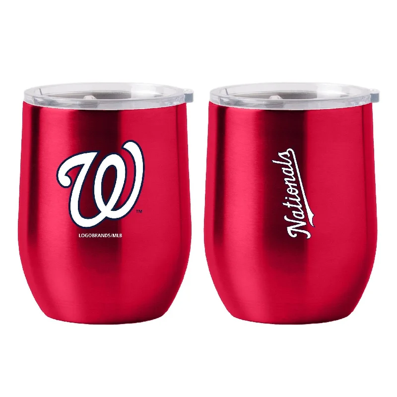 Travel Team Mug-Washington Nationals 16oz Gameday Stainless Curved Beverage