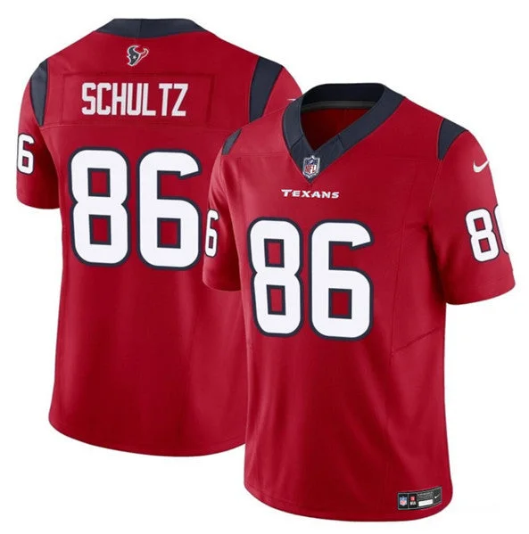 Commemorative Soccer Jersey-Men's Houston Texans #86 Dalton Schultz Red 2023 F.U.S.E Untouchable Football Stitched Jersey