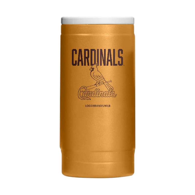 Picnic Team Mug-St Louis Cardinals Huddle Powder Coat Slim Can Coolie