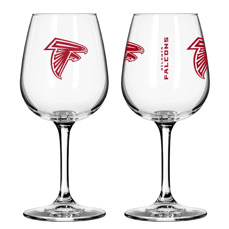 School Team Mug-Atlanta Falcons 12oz Gameday Stemmed Wine Glass