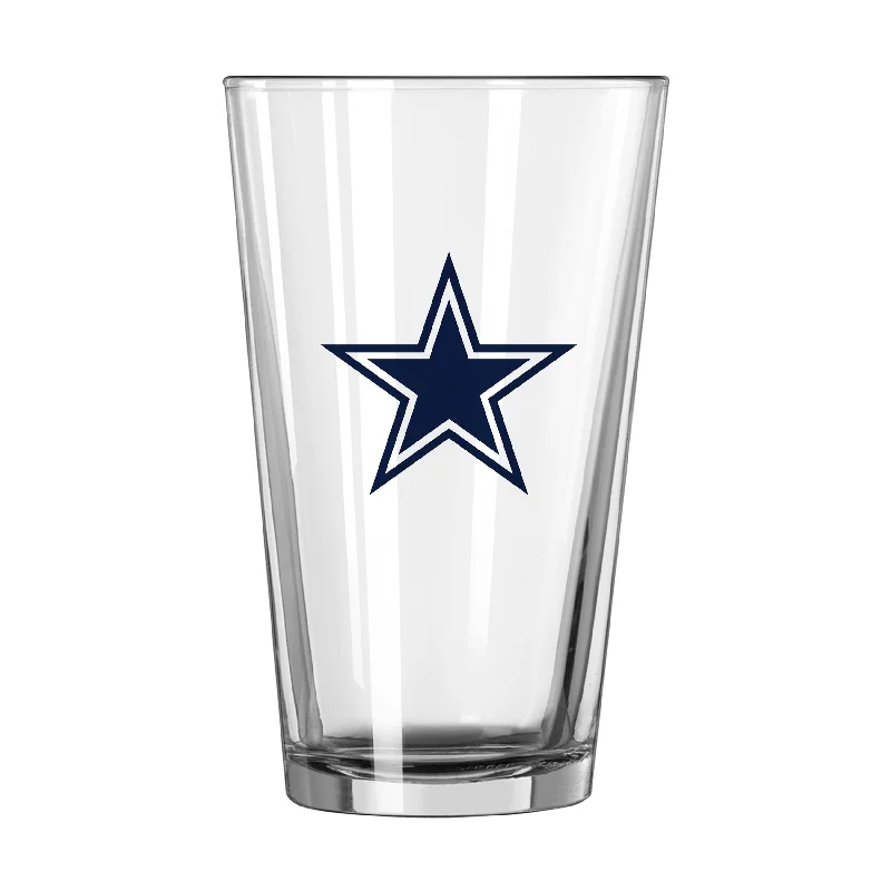 Printed Team Mug-Dallas Cowboys 16oz Overtime Pint Glass