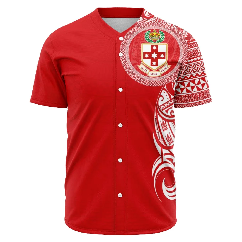 Hall of Fame Baseball Jersey-Kolisi Tonga Baseball Jersey - Atele Shirts