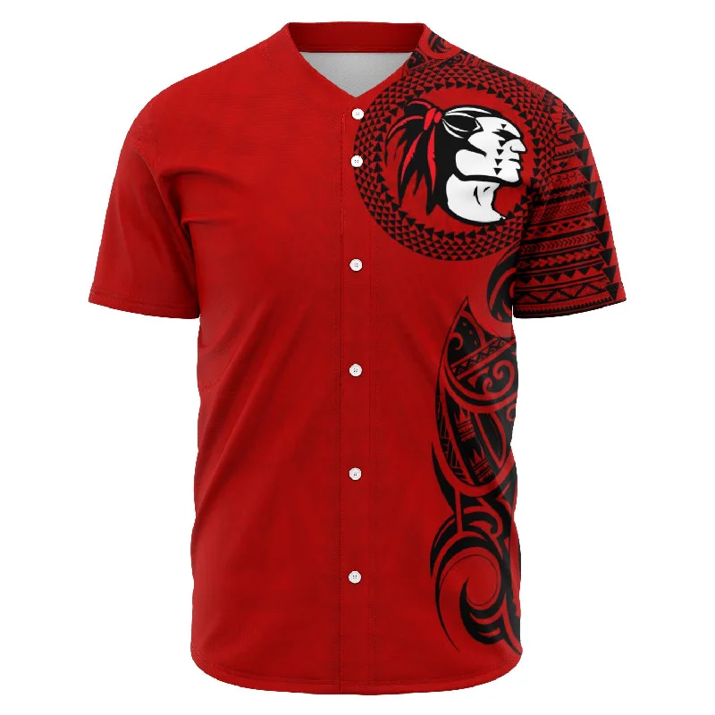 Short Sleeve Baseball Jersey-Kahuku High School Shirt - Kahuku Baseball Jerseys.