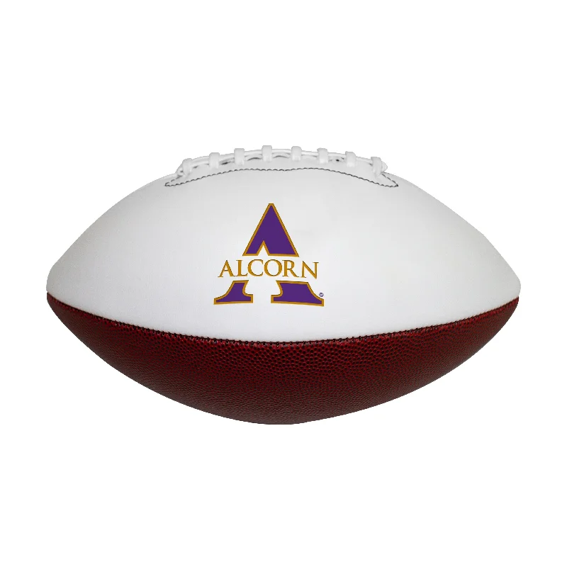 Handcrafted Rugby Ball-Alcorn State Official-Size Autograph Football