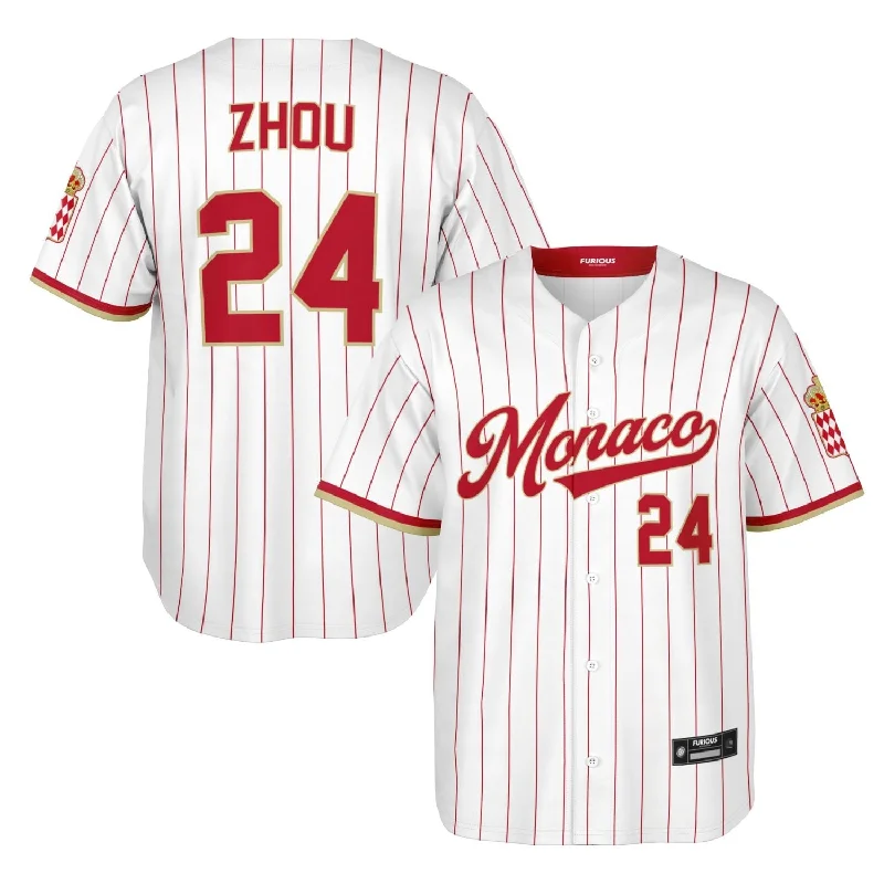 Championship Baseball Jersey-Zhou - Monaco Jersey