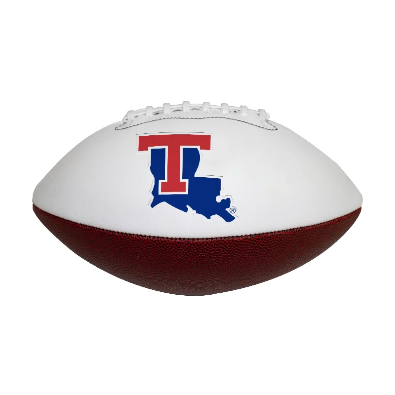 High Bounce Rugby Ball-Louisiana Tech Official-Size Autograph Football