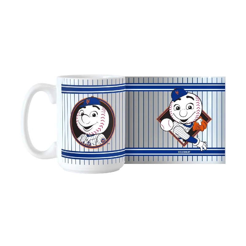 Red Team Mug-New York Mets 15oz Mr. Met Sublimated Mug