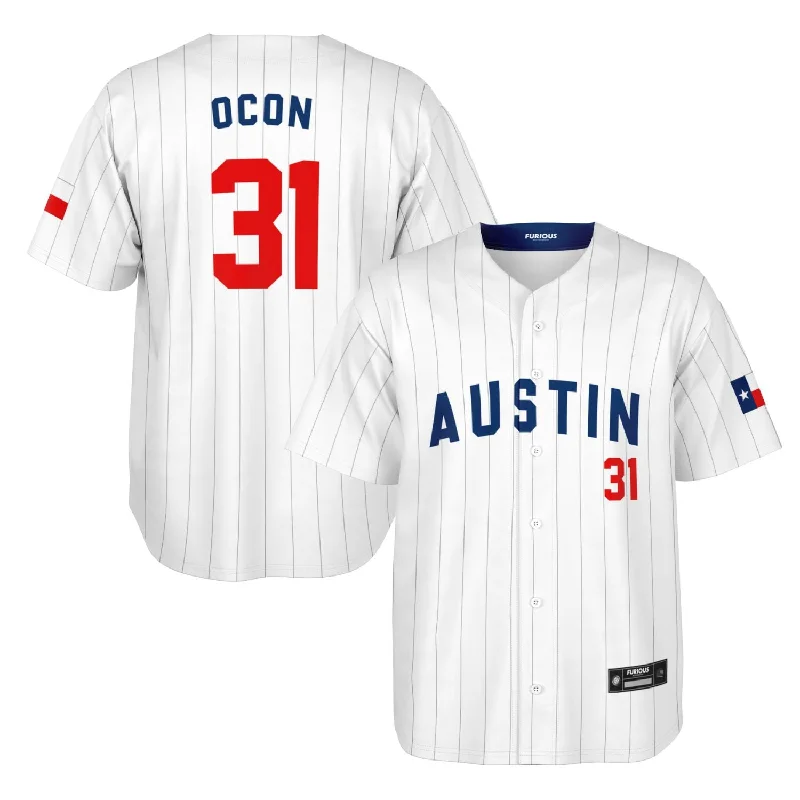 Quick-Dry Baseball Jersey-Ocon - Lone Star Jersey