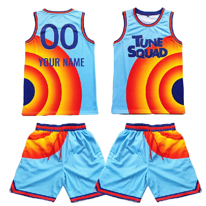 Yellow Basketball Jersey-Custom Space Jam New Uniform - New Tune Squad Basketball Jersey