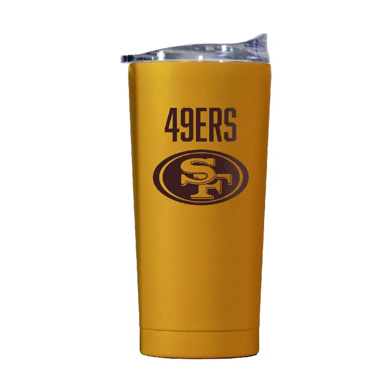 Ceramic Team Mug-San Francisco 49ers 20oz Huddle Powder Coat Tumbler