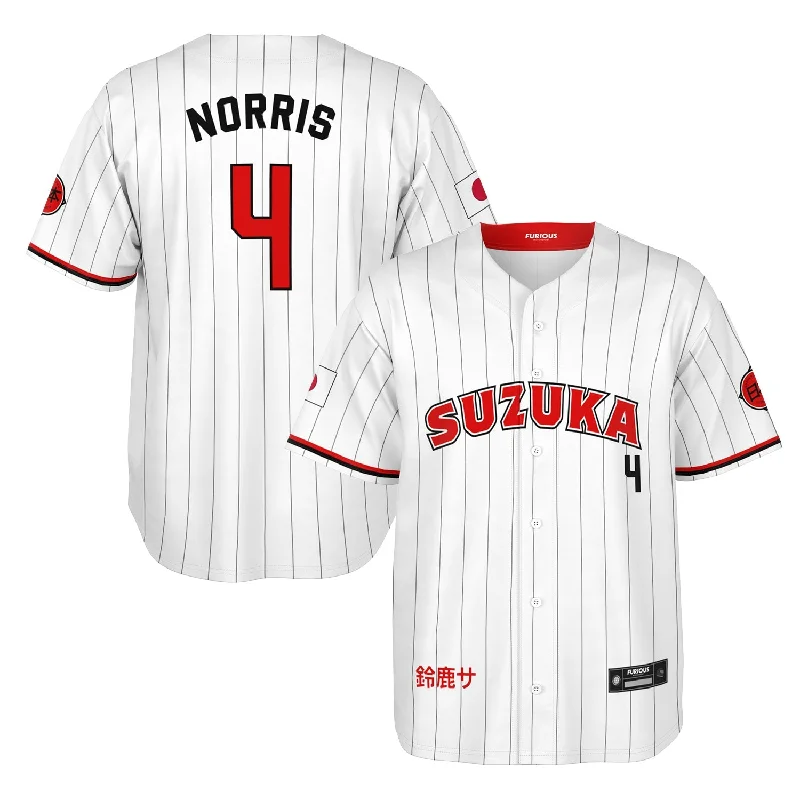 Navy Baseball Jersey-Norris - Suzuka City Jersey