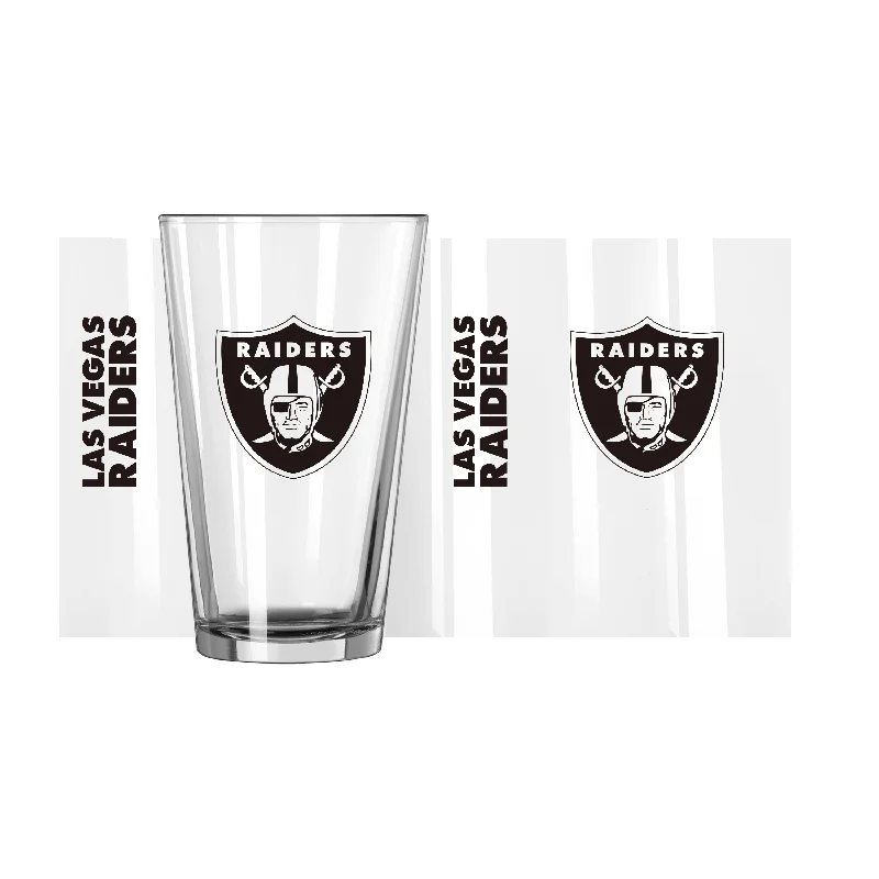 Metallic Team Mug-Las Vegas Raiders 16oz Gameday Pint Glass