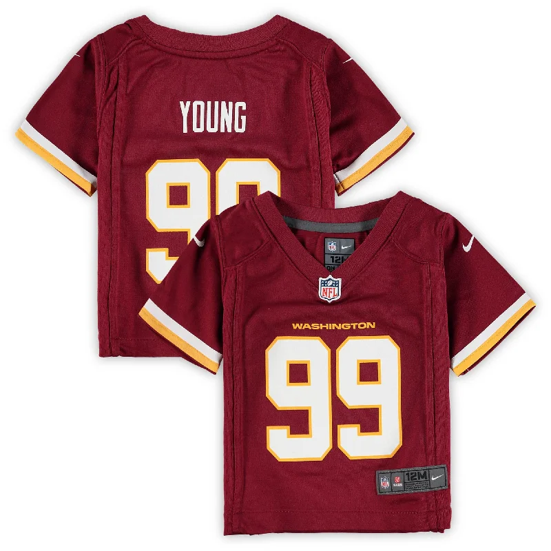 Modern Soccer Jersey-Chase Young Washington Football Team Infant Jersey - Burgundy